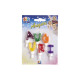 Set Candeline 5 cm. Auguri Color