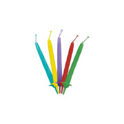 Candeline per torta classiche 8 cm. con supporto CF.12