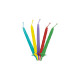 Candeline per torta classiche 8 cm. con supporto CF.12