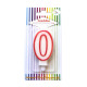 Candela numero con bordo rosso CF.6